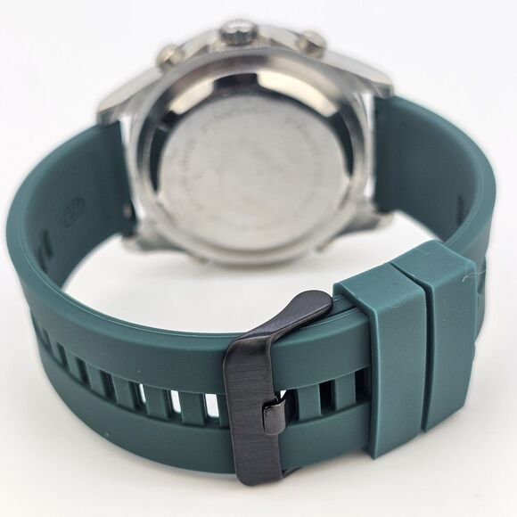 Zoo York 46MM Men's Watch Analog Digital New Green Plastic Bands New Battery - Picture 8 of 12